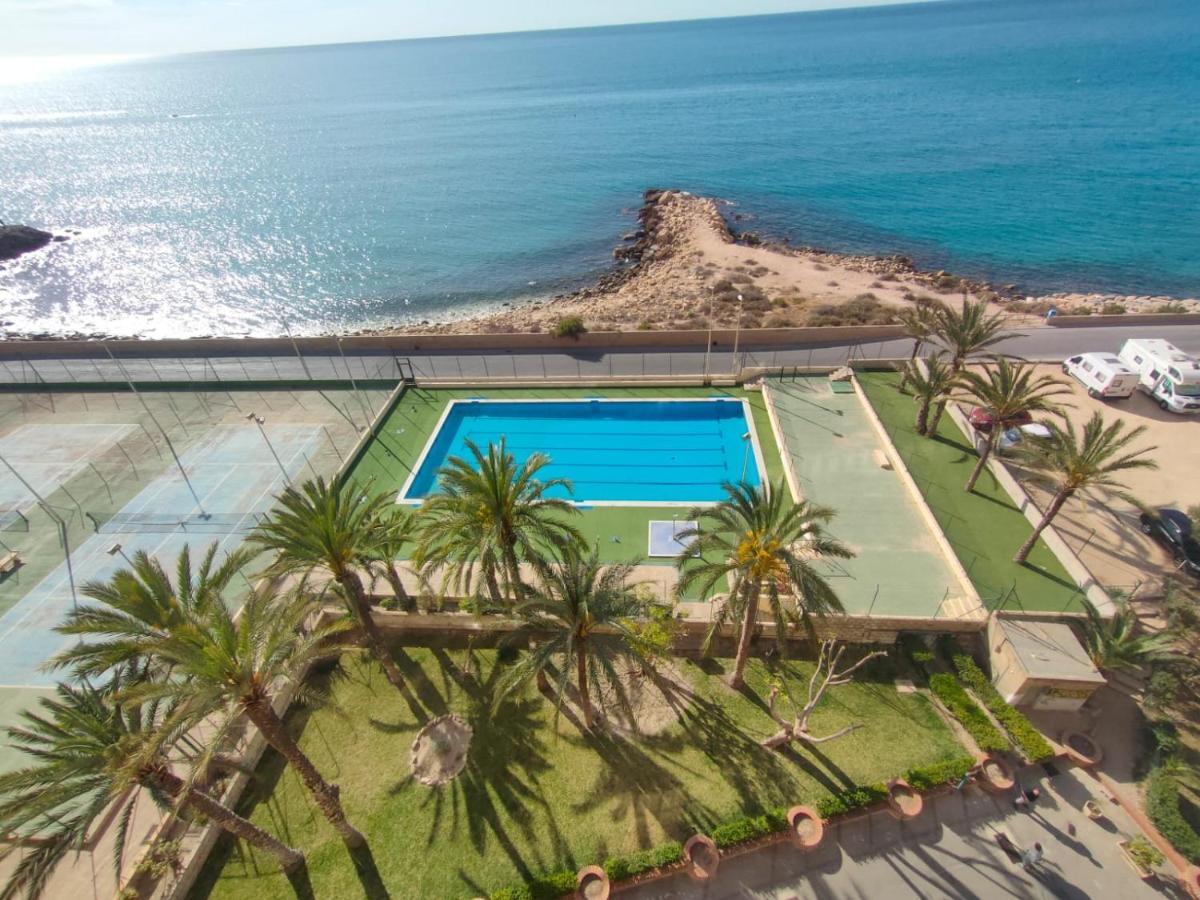 Very Lightful Apartment. Incredible Sea Views. Big Terrace, Swimming Pool. Ac. Very Close To Alicante City Center. Extérieur photo