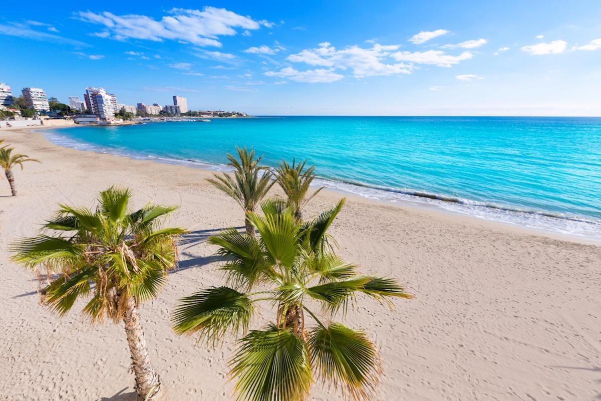 Very Lightful Apartment. Incredible Sea Views. Big Terrace, Swimming Pool. Ac. Very Close To Alicante City Center. Extérieur photo